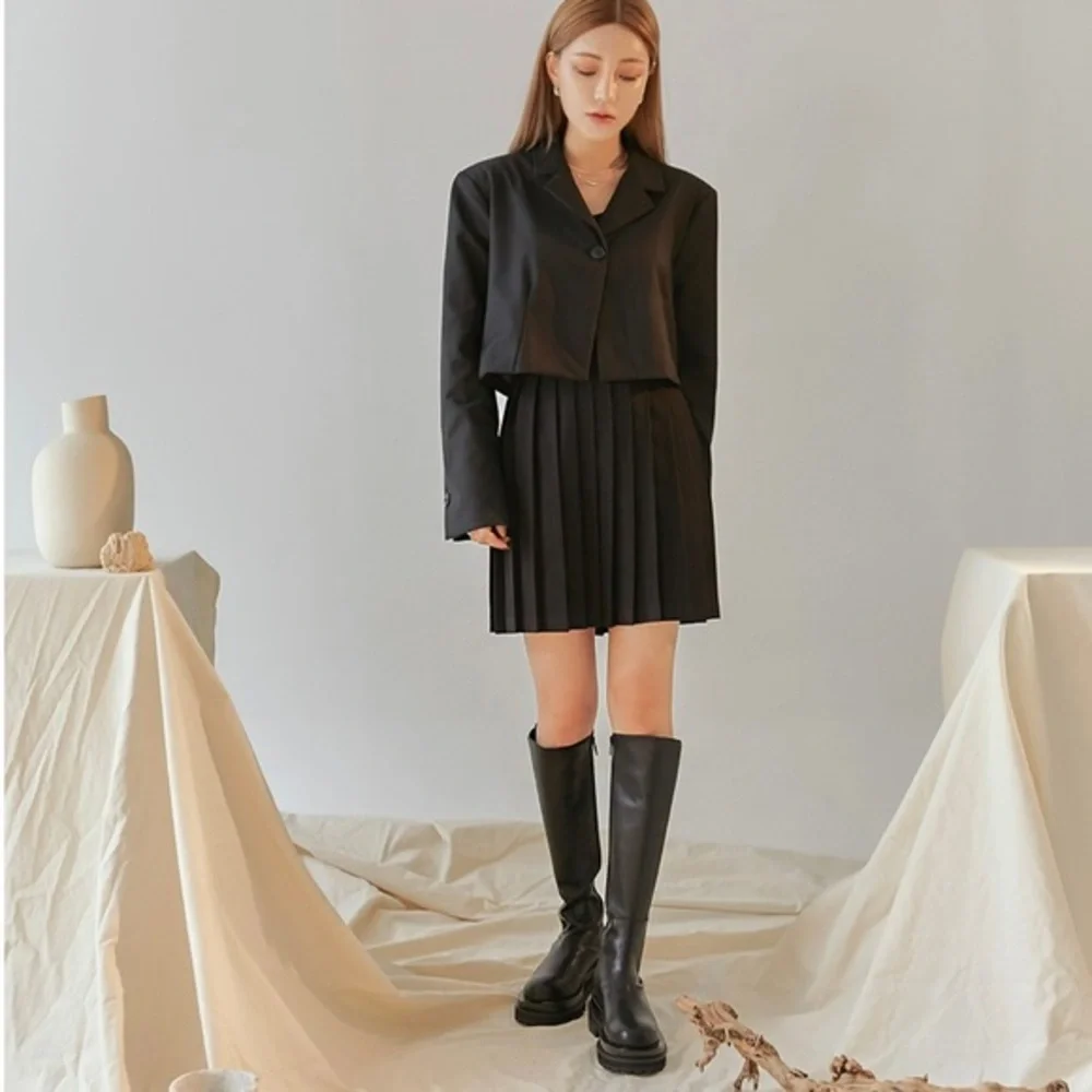 Ralph Lauren Cropped Cotton Silk Blazer - Picture 16 of 16